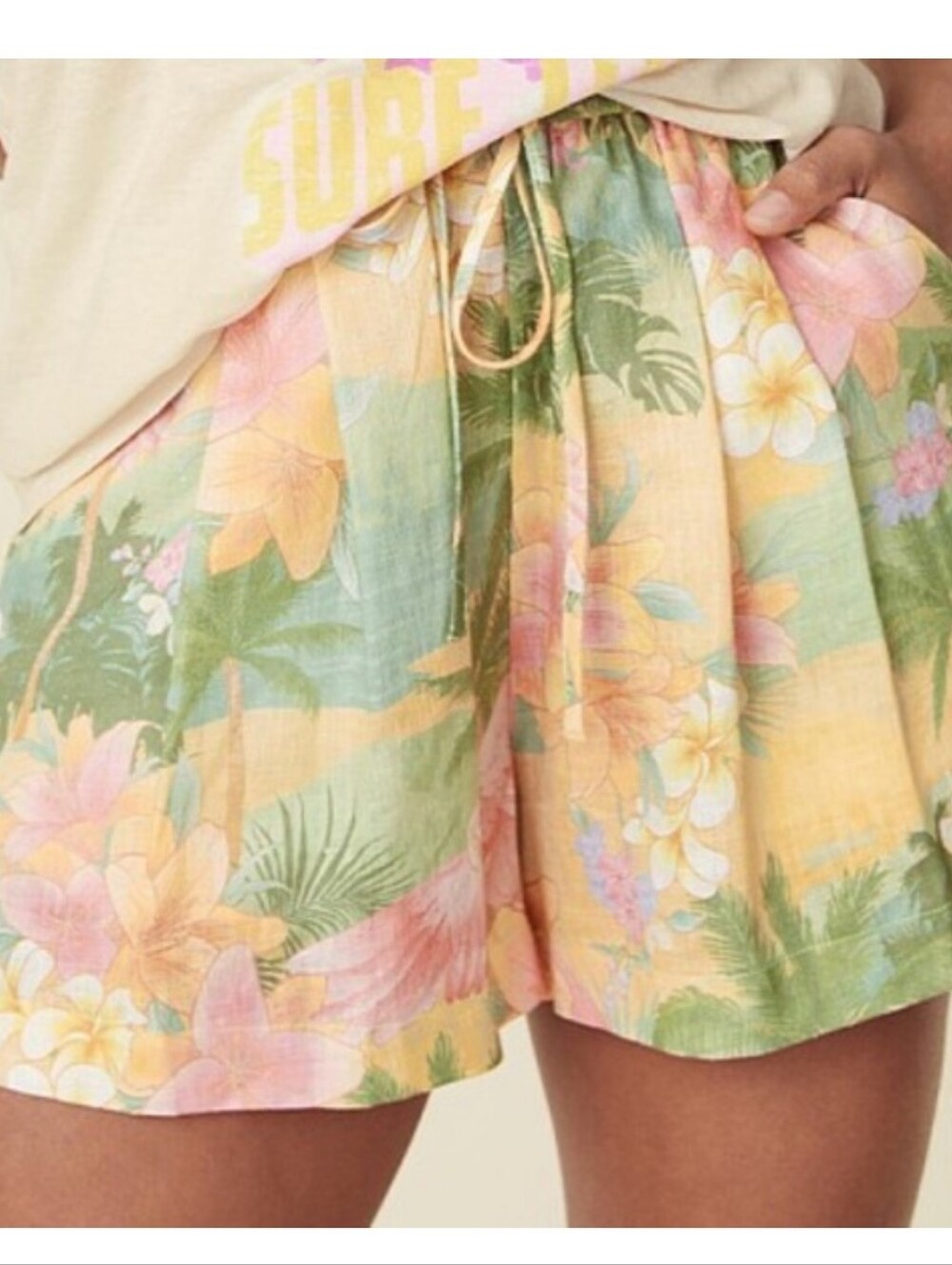 NWOT Spell Havana Linen Shorts